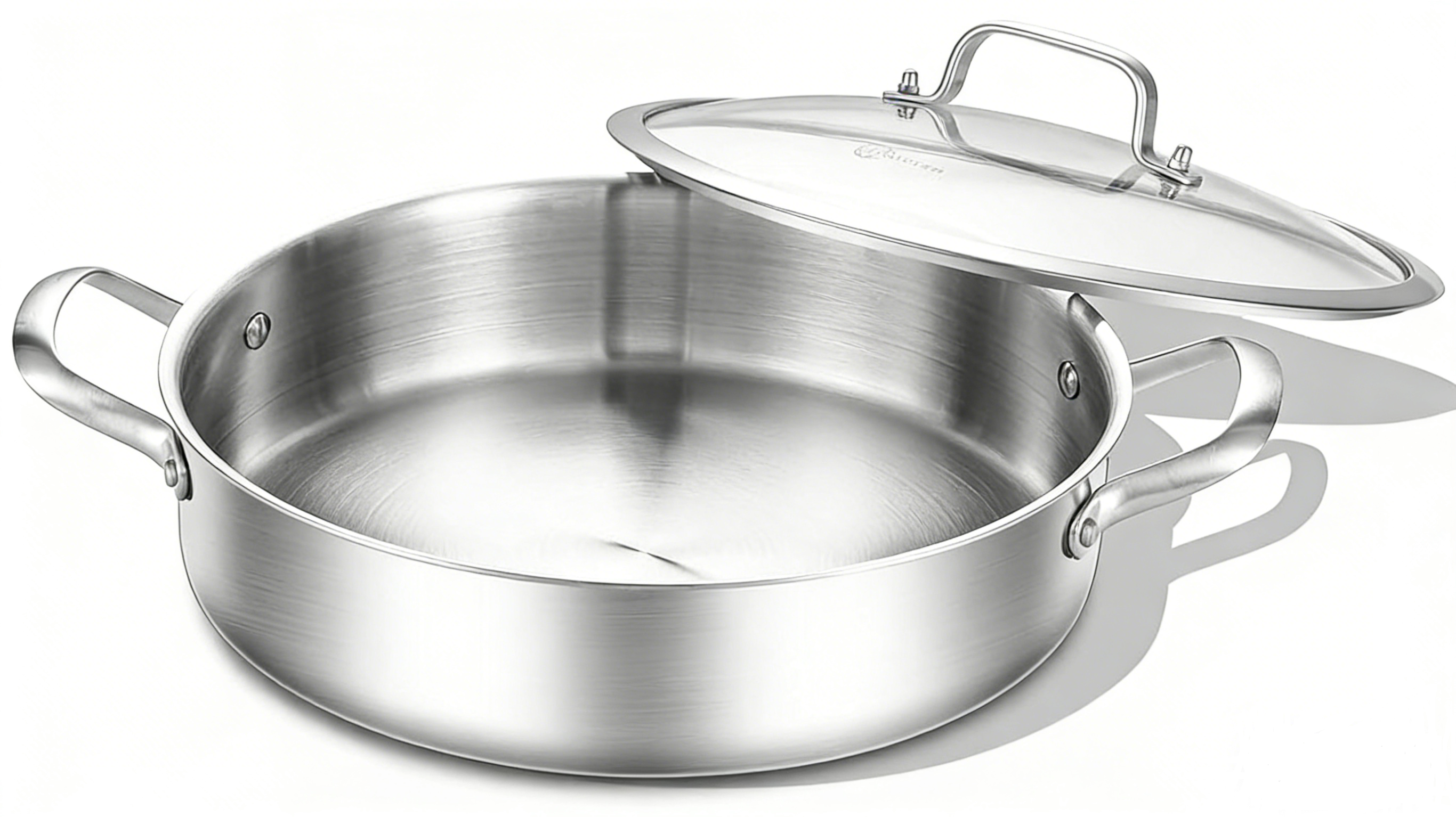 Tri-Ply Stainless Steel deep pan | Penny International – Multi-Layer deep pan