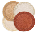 Boho Style Placemats | Woven Bohemian Table Mats – Penny International