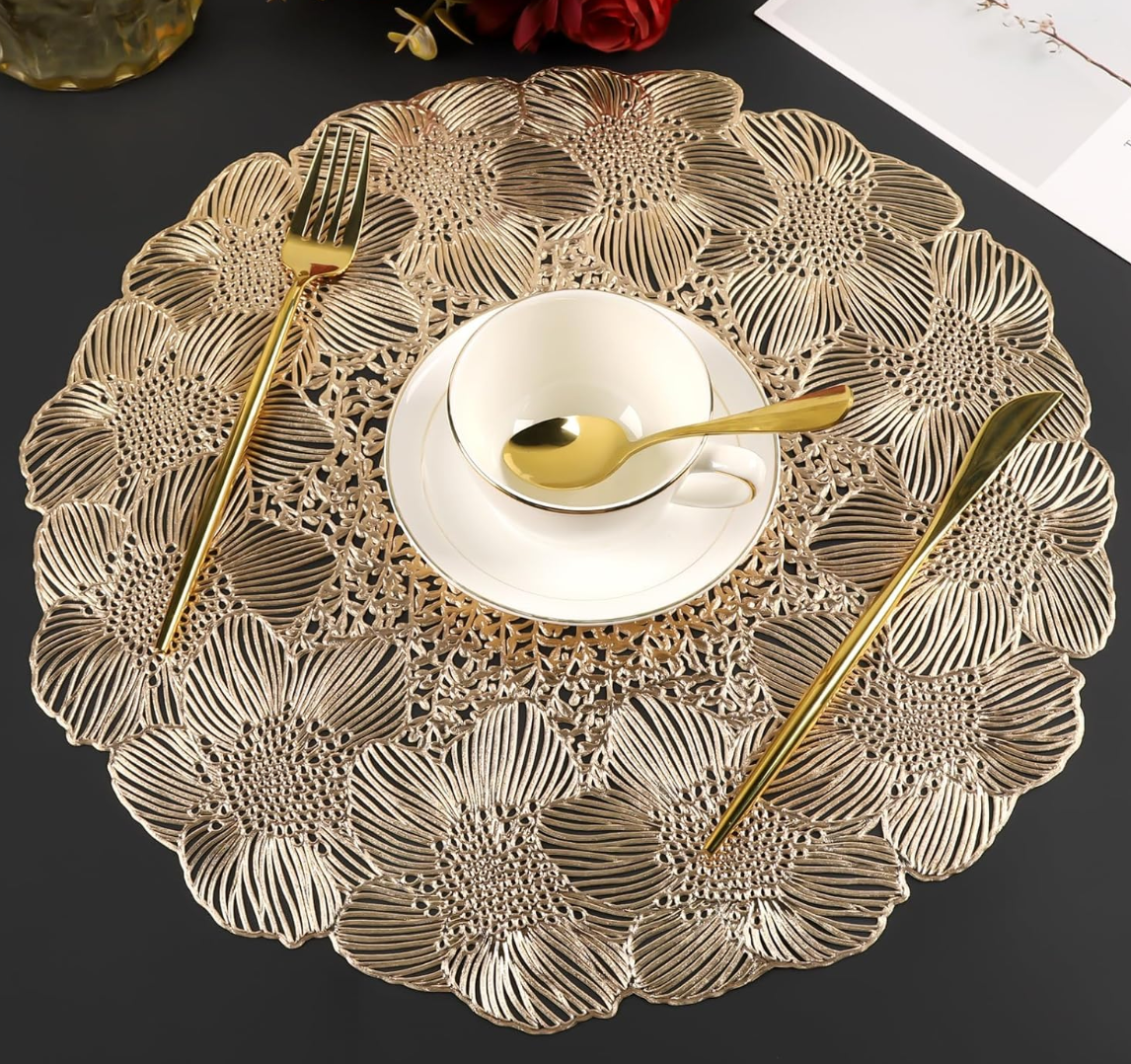 Jacquard Table Mats | Patterned Decorative Dining Mats – Penny International