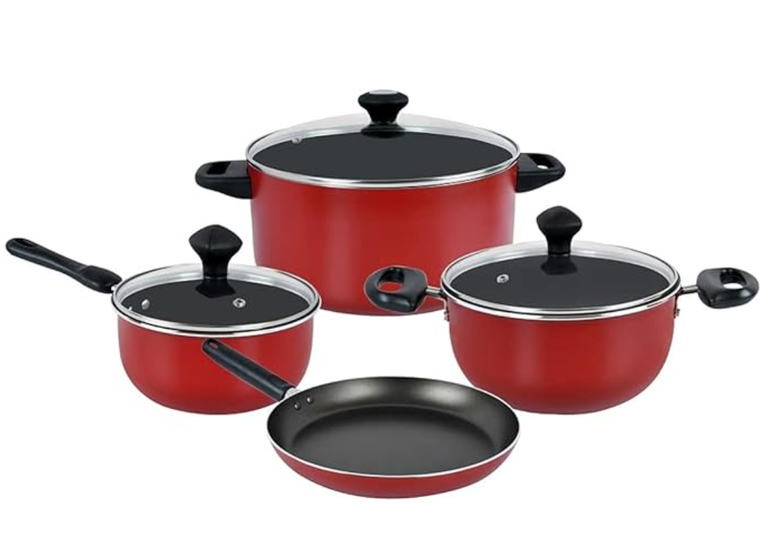 Aluminum Cookware Set | Traditional Cookware Set in Aluminum – Penny International  Lightweight aluminum cookware set designed for fast and even heating. Great for fry, casserole and Europe-style cooking.