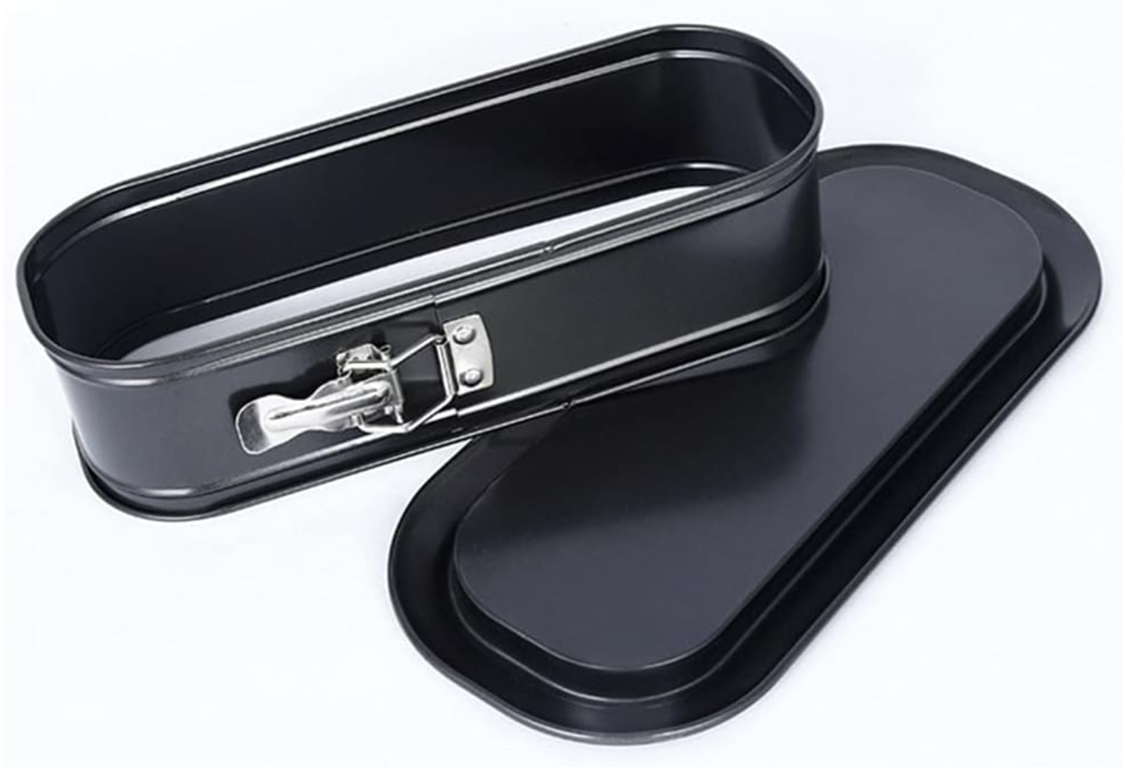 Oval springform with wide base pan  | Non-Stick Round Pizza Baking Tray – Penny International